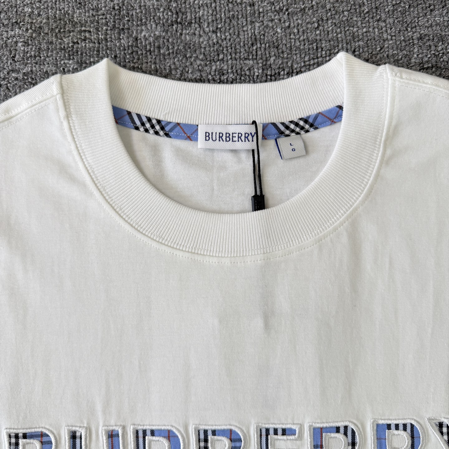 Burberry BURBERRY/巴宝莉 高品质320克圆领短袖T恤