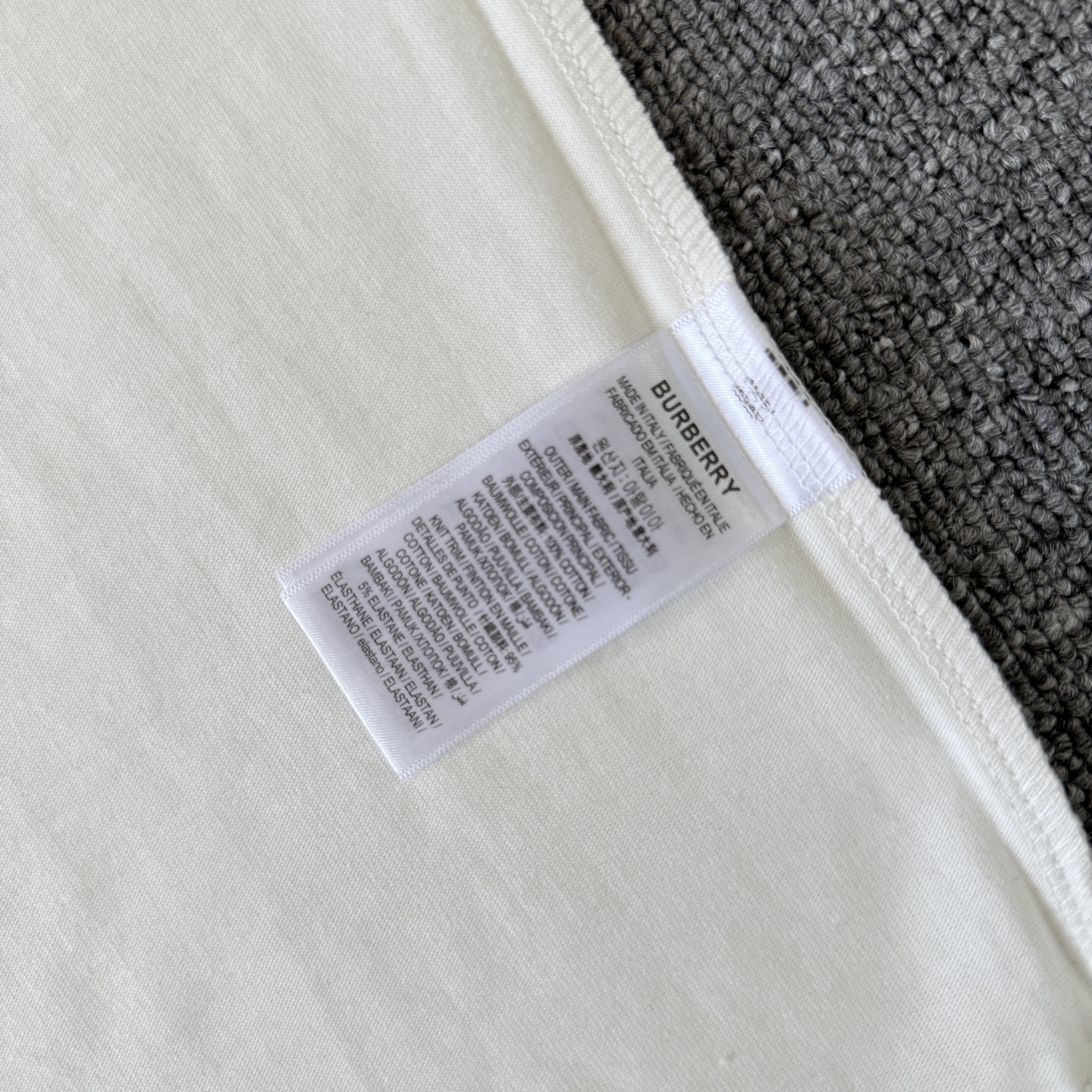 Burberry BURBERRY/巴宝莉 高品质320克圆领短袖T恤