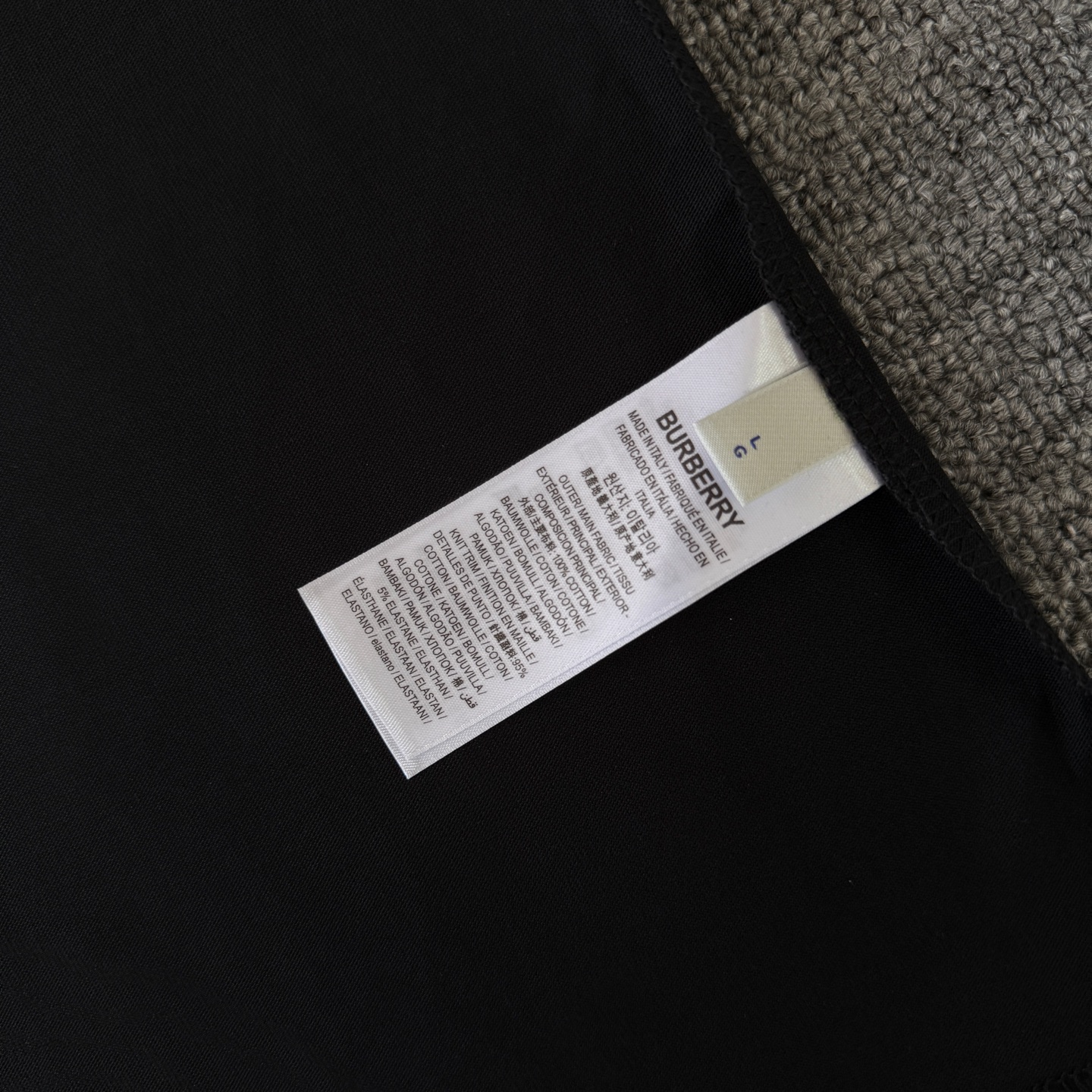 Burberry BURBERRY/巴宝莉 高品质320克圆领短袖T恤