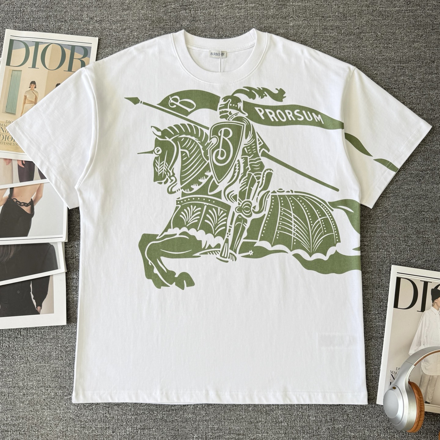 Burberry BURBERRY/巴宝莉 高品质320克圆领短袖T恤