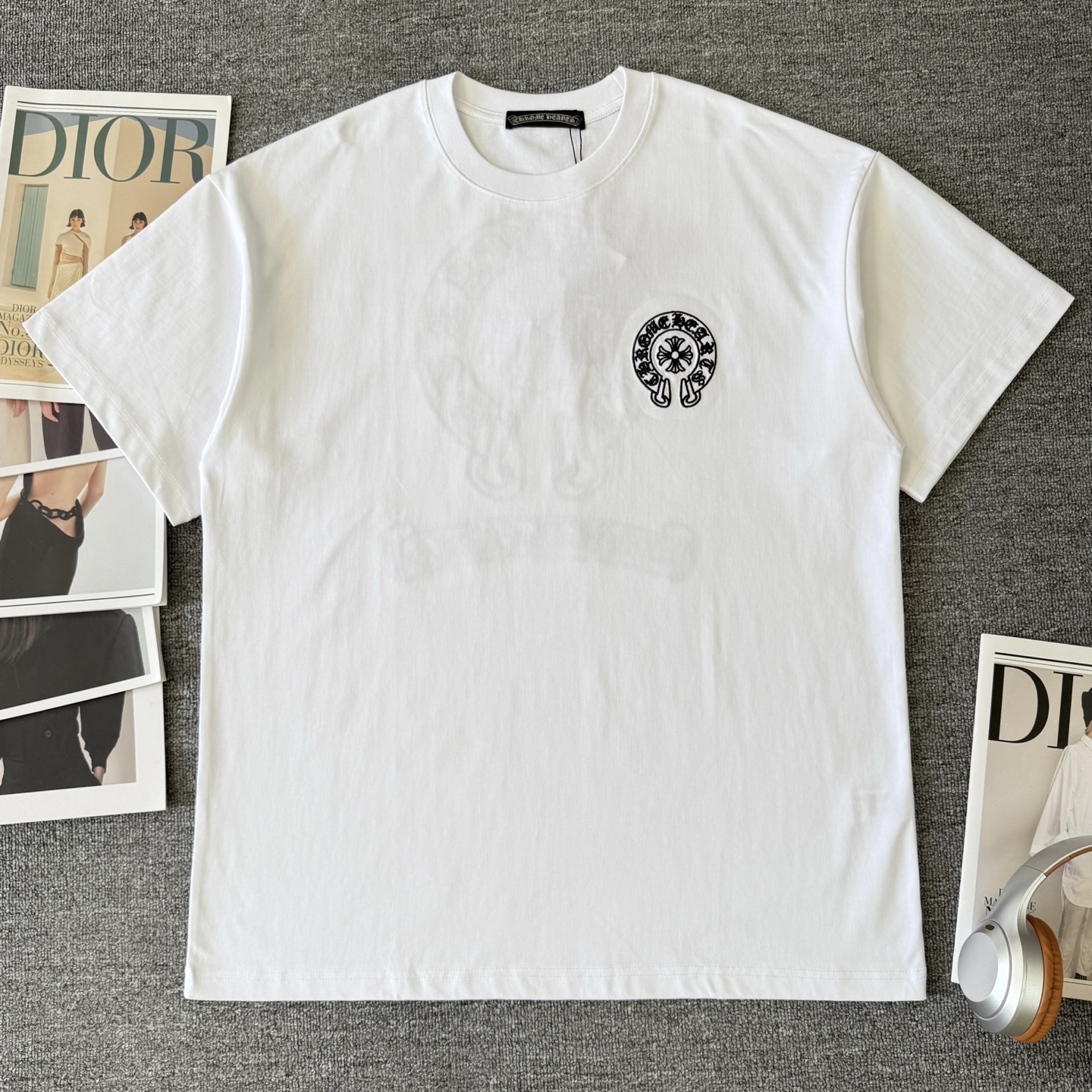 Chrome Hearts Chrome Hearts/克罗心 高品质320克圆领短袖T恤