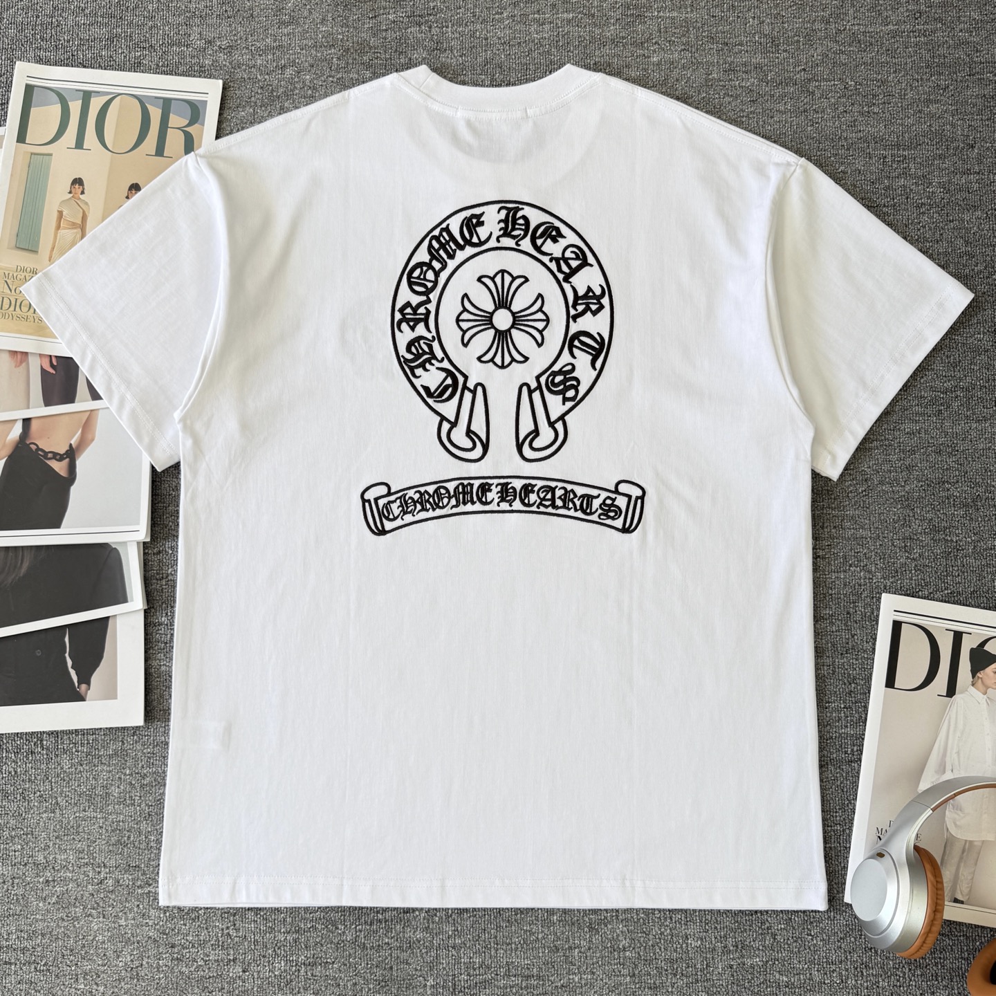 Chrome Hearts Chrome Hearts/克罗心 高品质320克圆领短袖T恤