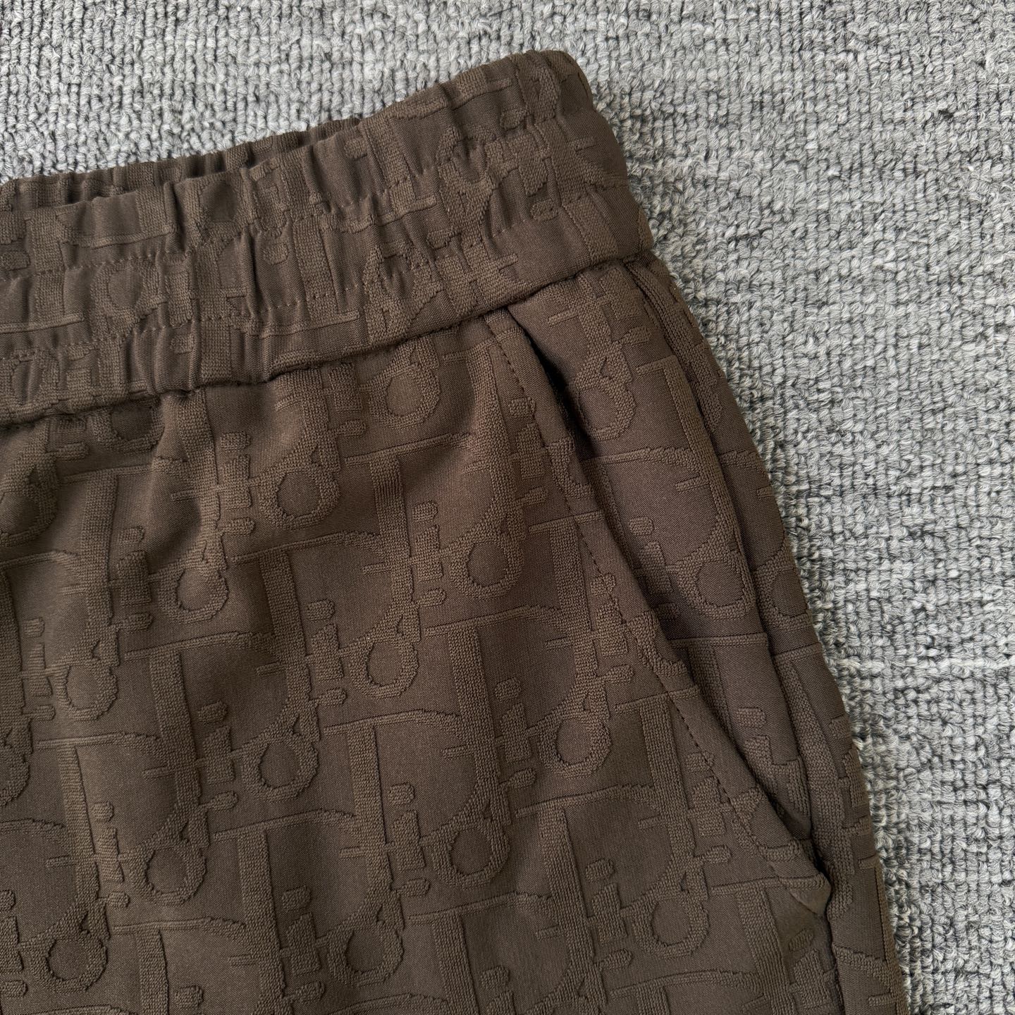 Dior DIOR/迪奥 定制毛巾绣休闲短裤