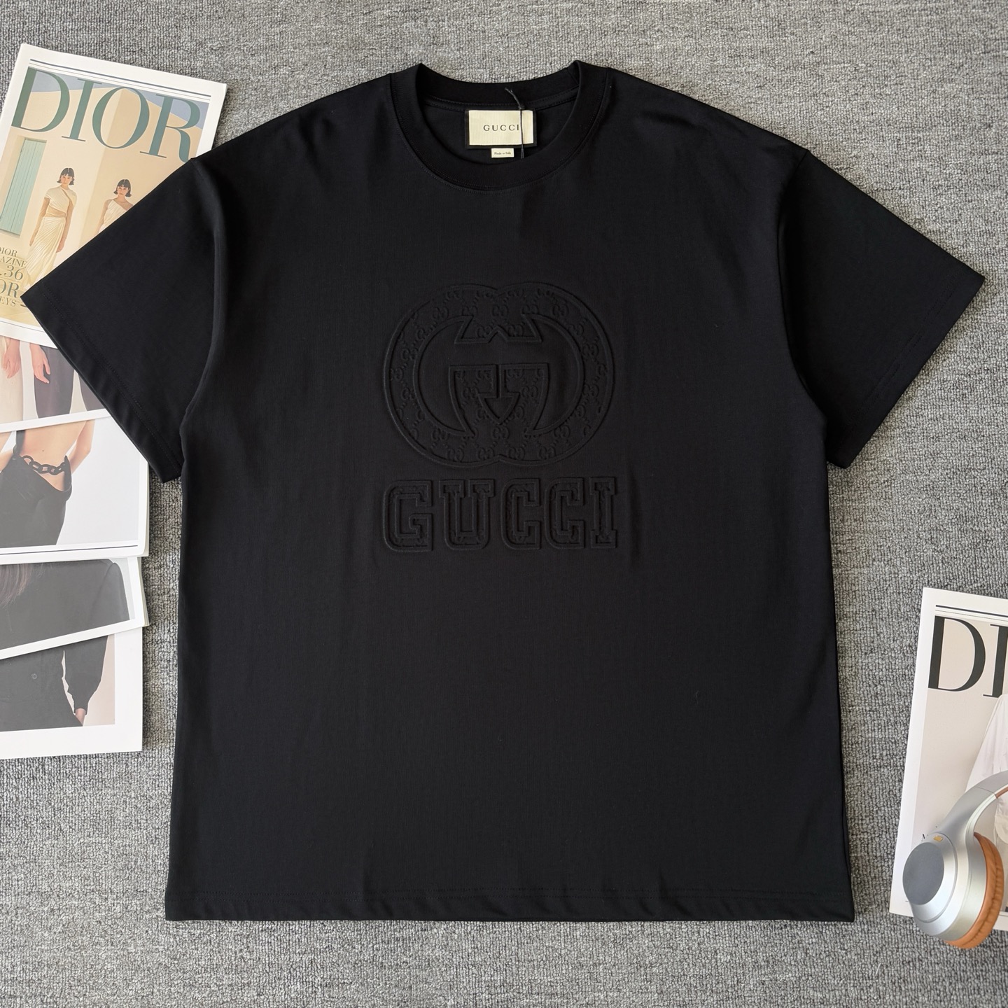 Gucci GUCCI/古驰 高品质320克圆领短袖T恤
