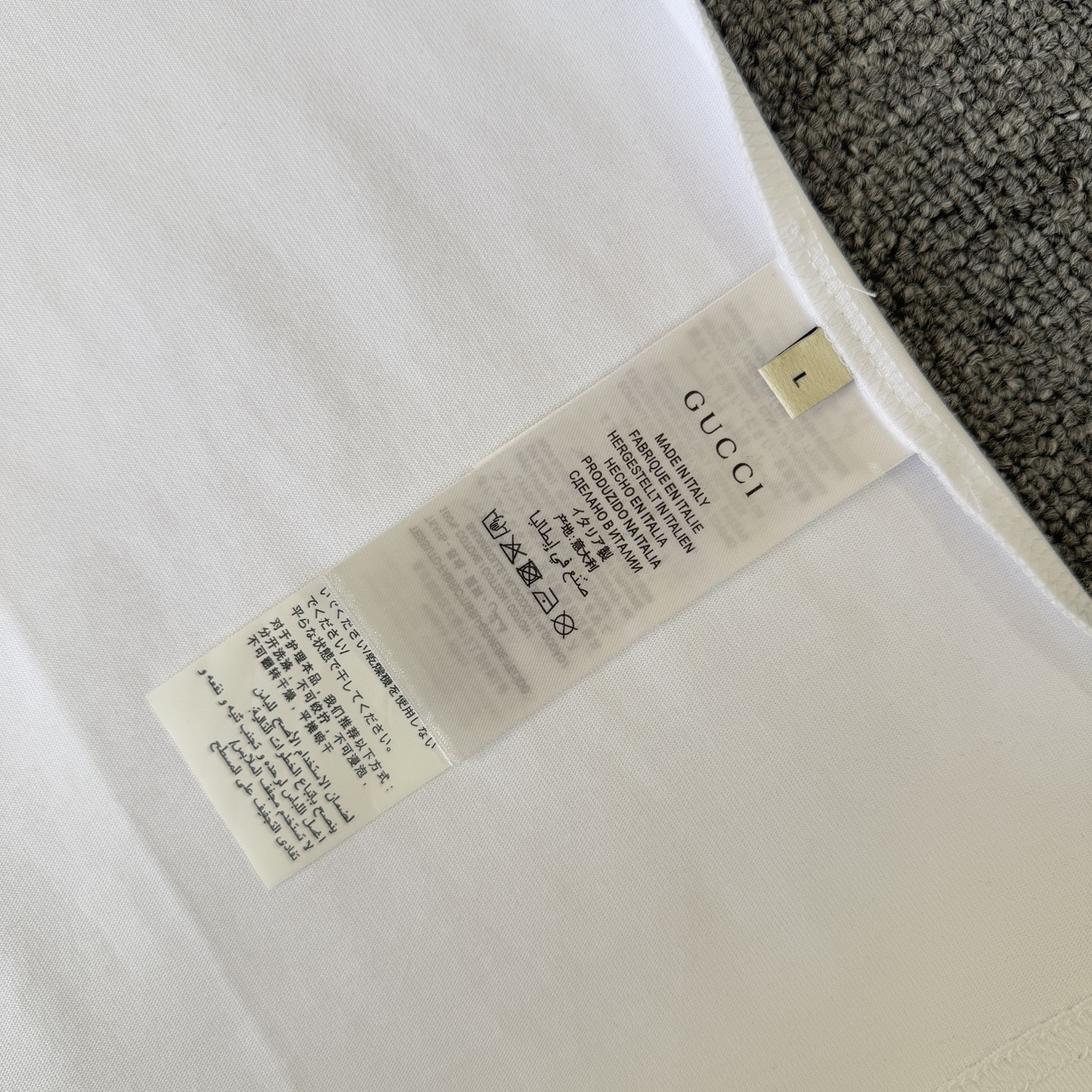 Gucci GUCCI/古驰 高品质320克圆领短袖T恤