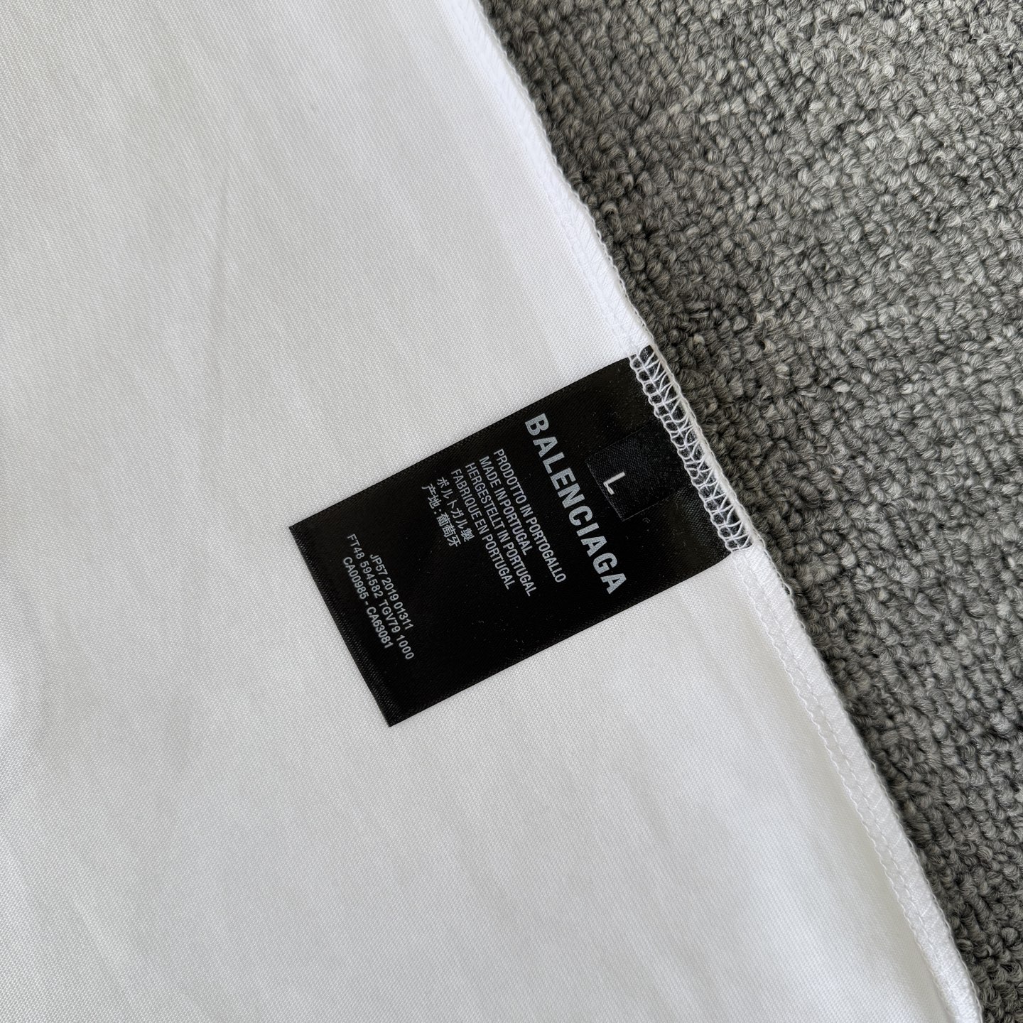 Balenciaga BALENCIAGA/巴黎世家 高品质320克圆领短袖T恤
