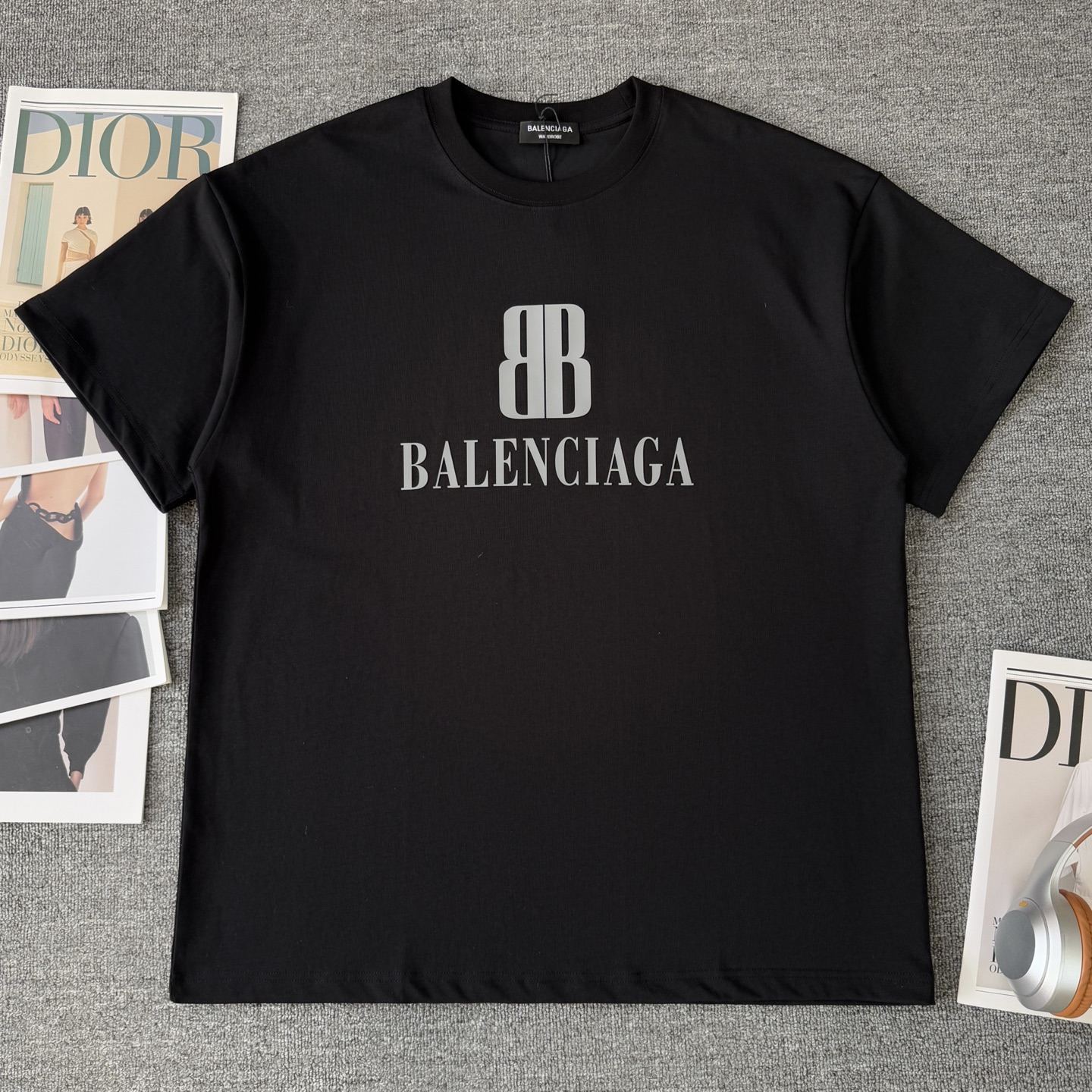 Balenciaga BALENCIAGA/巴黎世家 高品质320克圆领短袖T恤