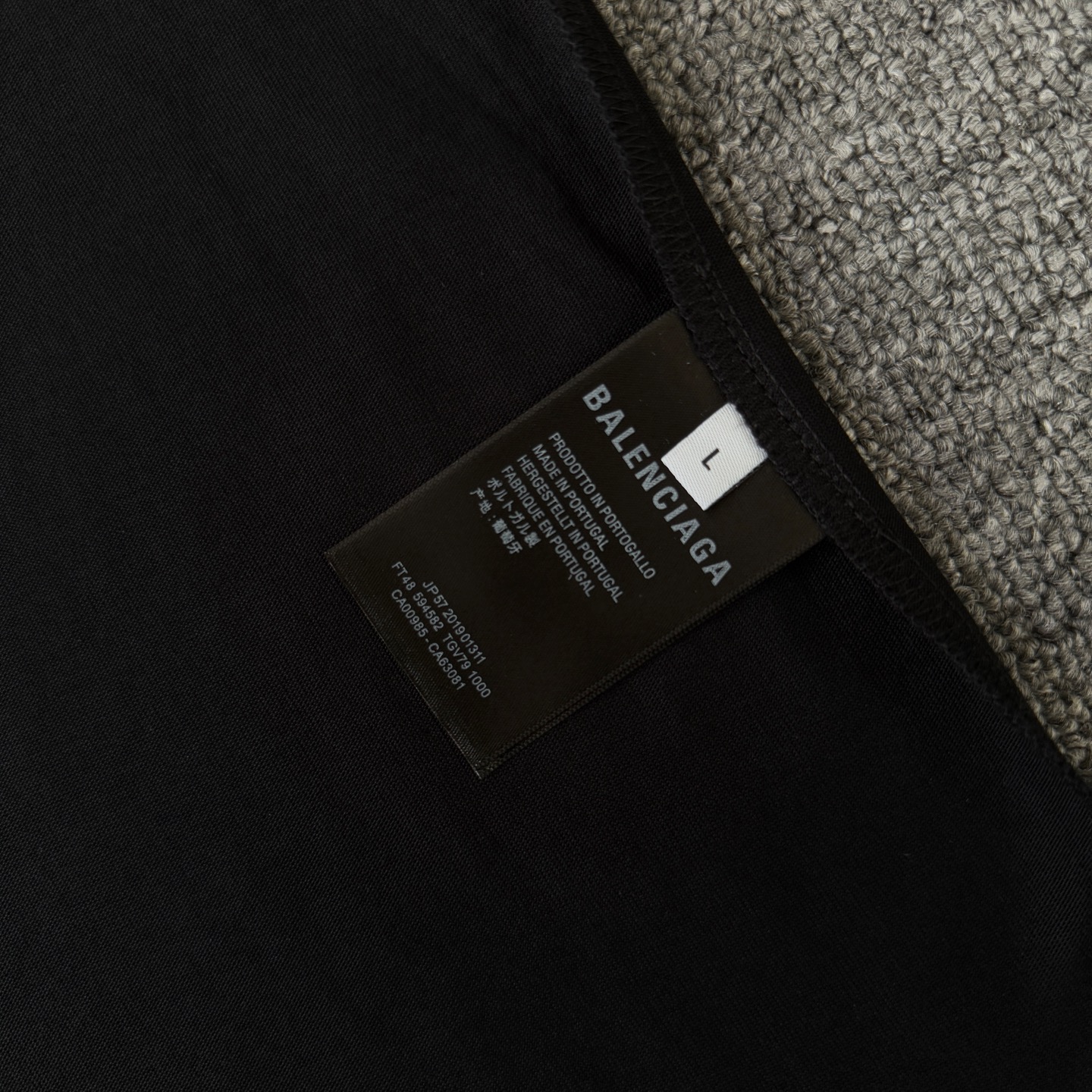 Balenciaga BALENCIAGA/巴黎世家 高品质320克圆领短袖T恤