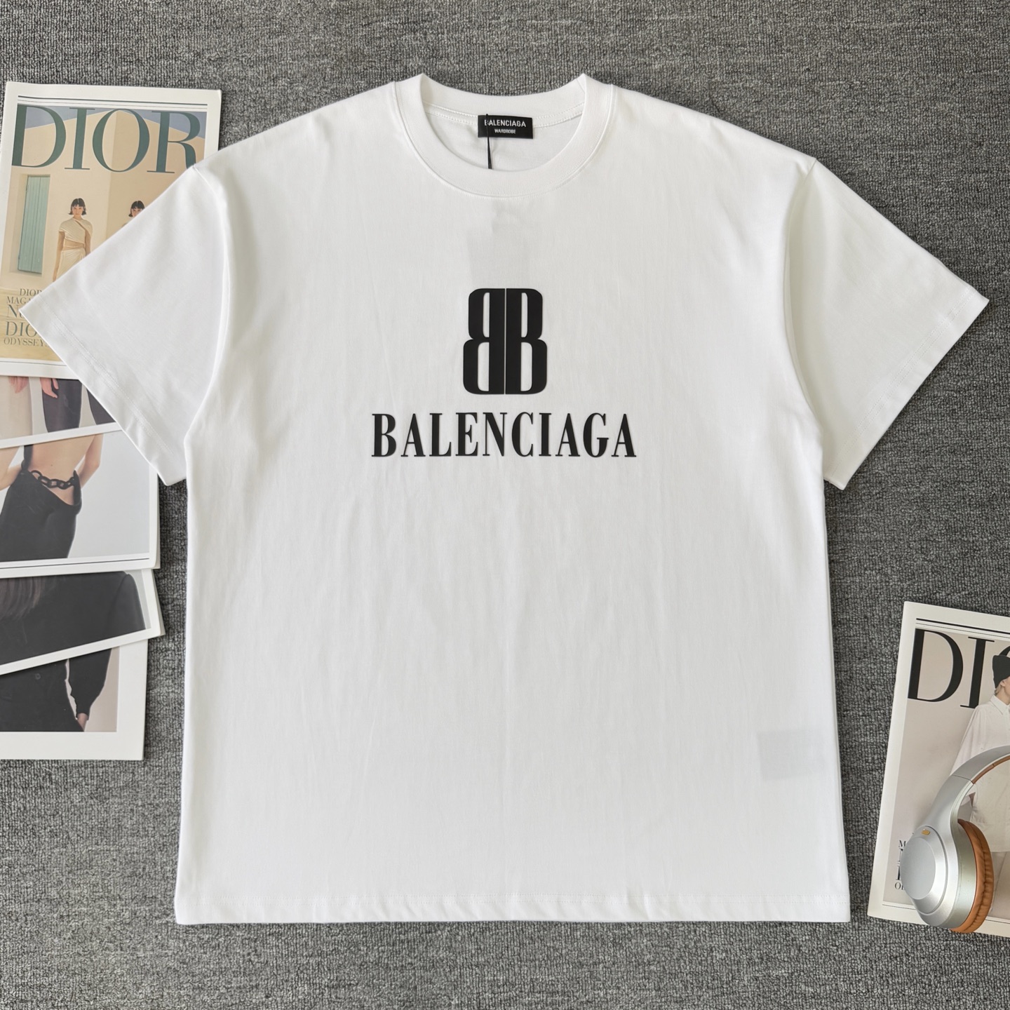 Balenciaga BALENCIAGA/巴黎世家 高品质320克圆领短袖T恤