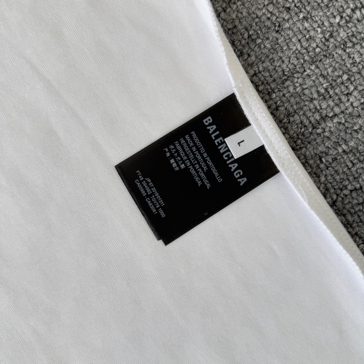 Balenciaga BALENCIAGA/巴黎世家 高品质320克圆领短袖T恤