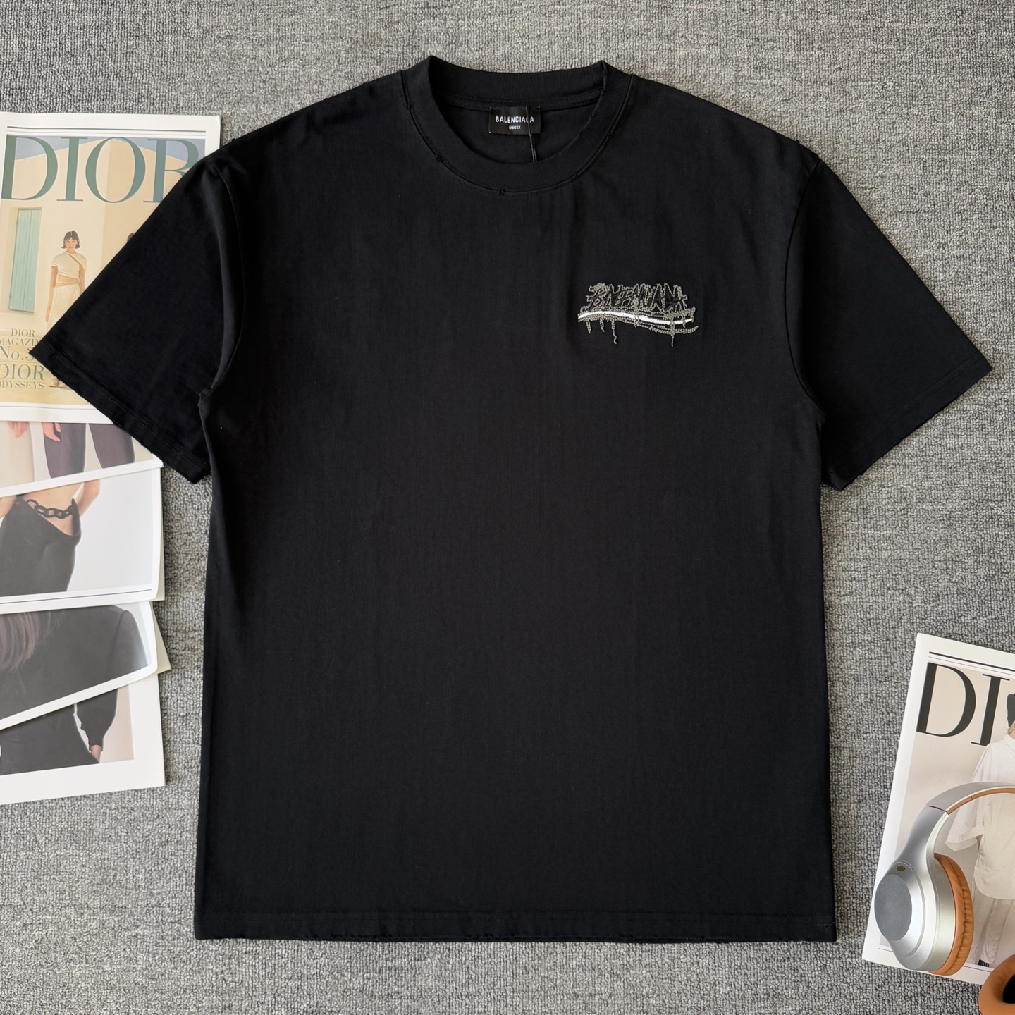 Balenciaga BALENCIAGA/巴黎世家 高品质320克圆领短袖T恤