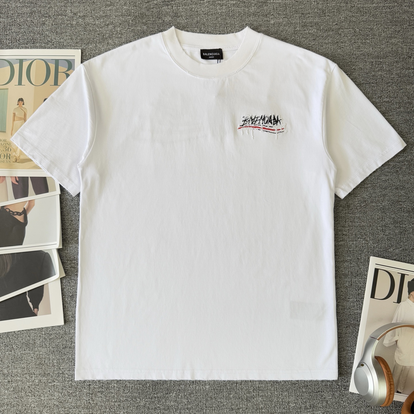 Balenciaga BALENCIAGA/巴黎世家 高品质320克圆领短袖T恤