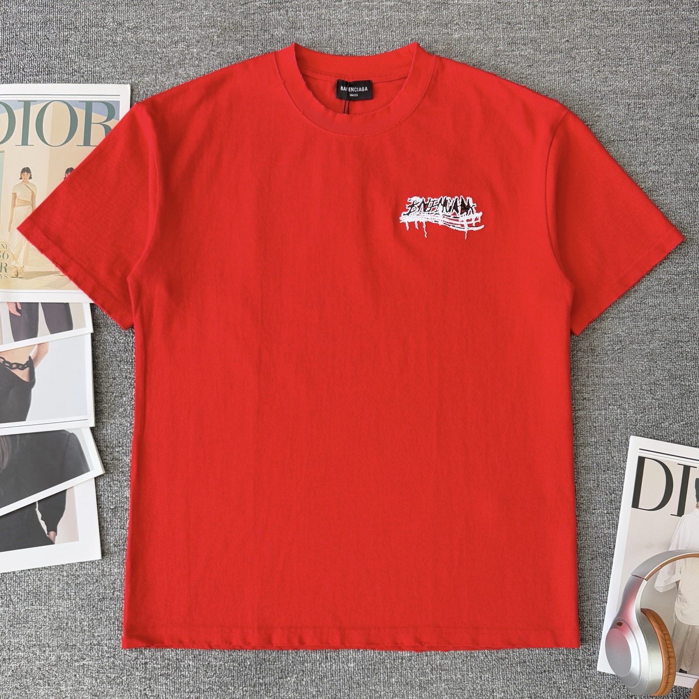 Balenciaga BALENCIAGA/巴黎世家 高品质320克圆领短袖T恤