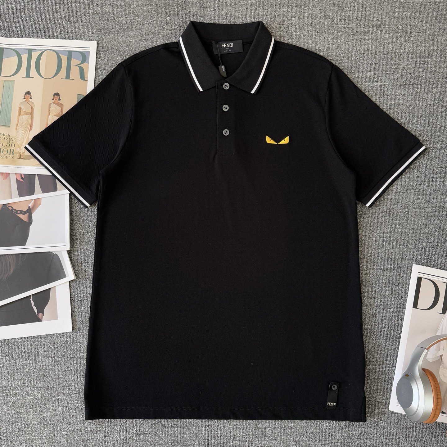 Fendi FENDI/芬迪 休闲短袖翻领polo衫