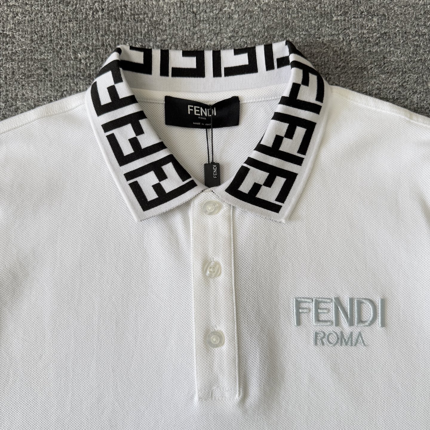 Fendi FENDI/芬迪 休闲短袖翻领polo衫