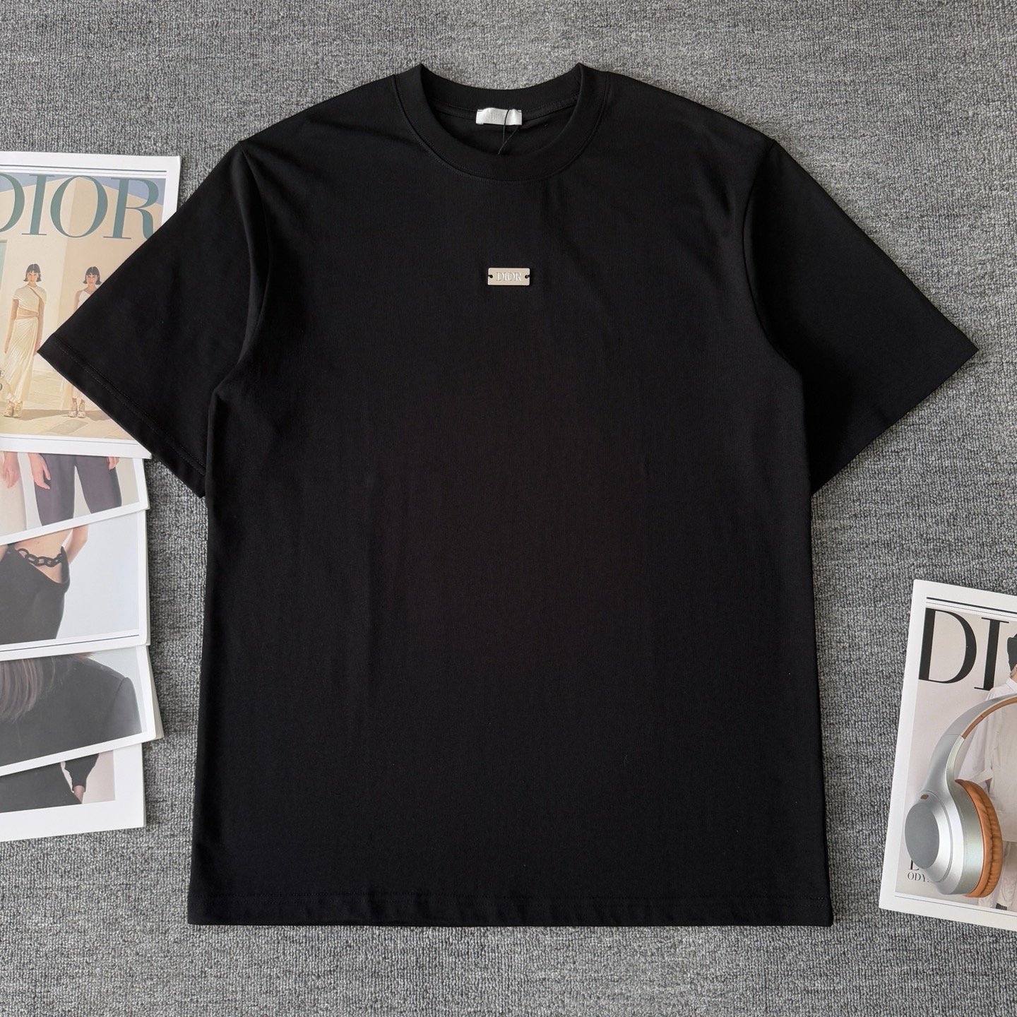 Dior DIOR/迪奥 高品质320克圆领短袖T恤