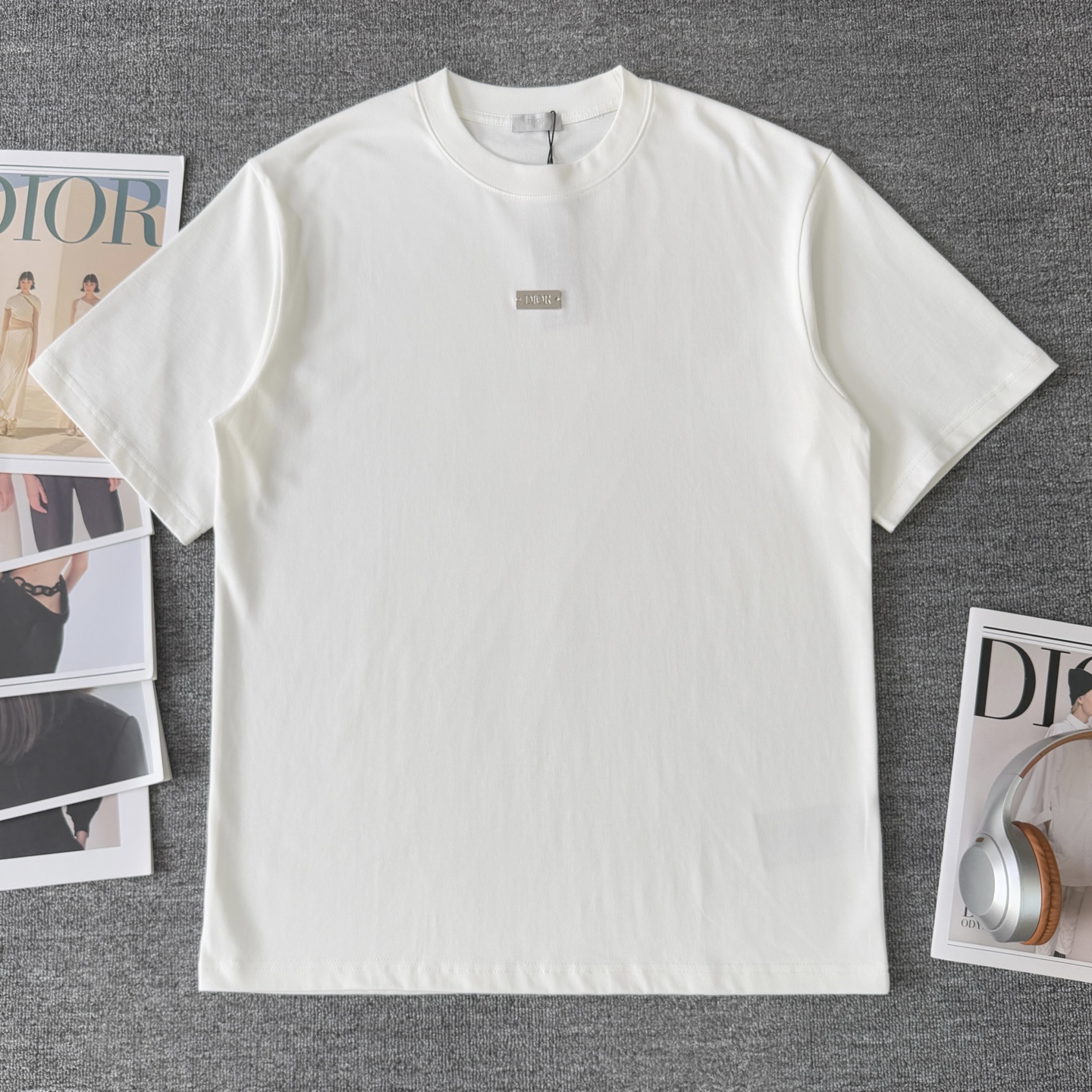 Dior DIOR/迪奥 高品质320克圆领短袖T恤