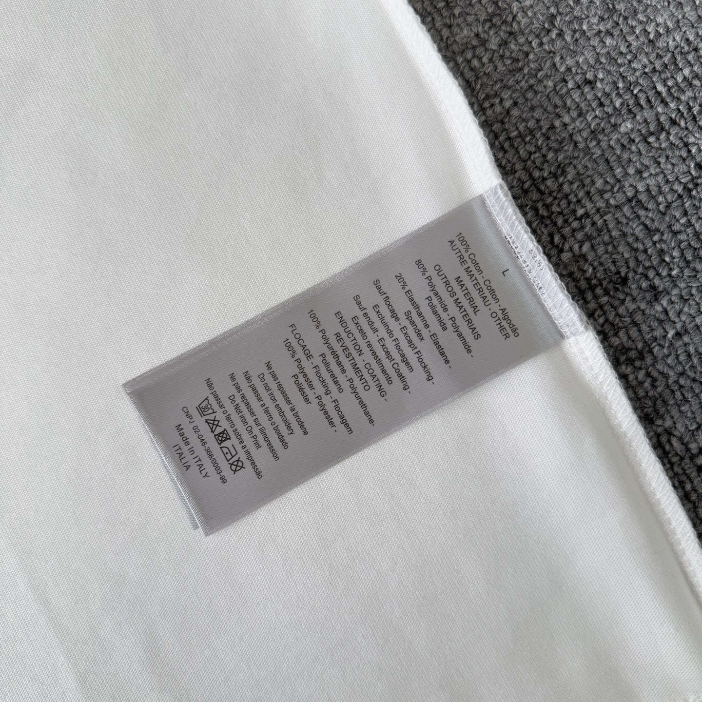 Dior DIOR/迪奥 高品质320克圆领短袖T恤