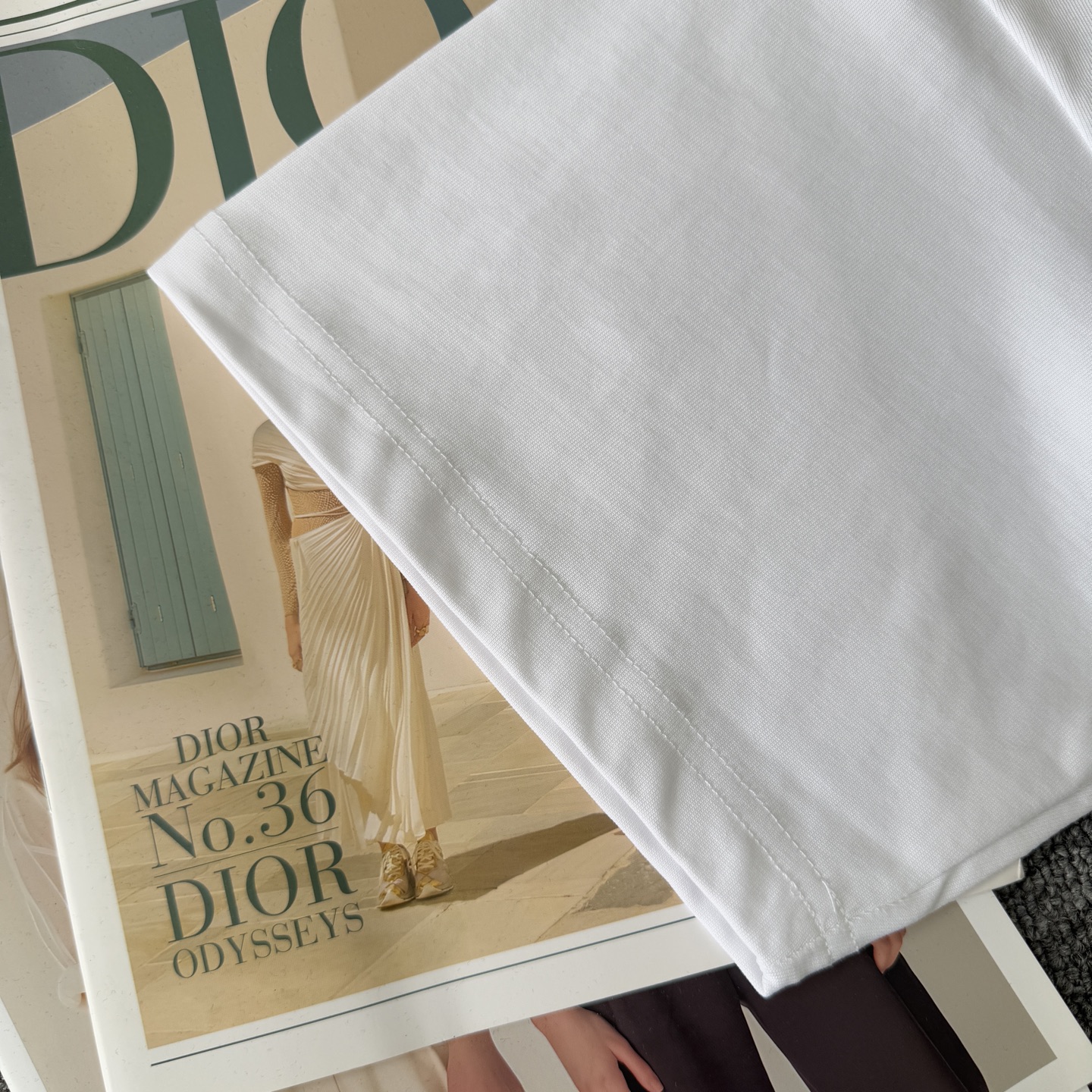 Dior DIOR/迪奥 高品质320克圆领短袖T恤