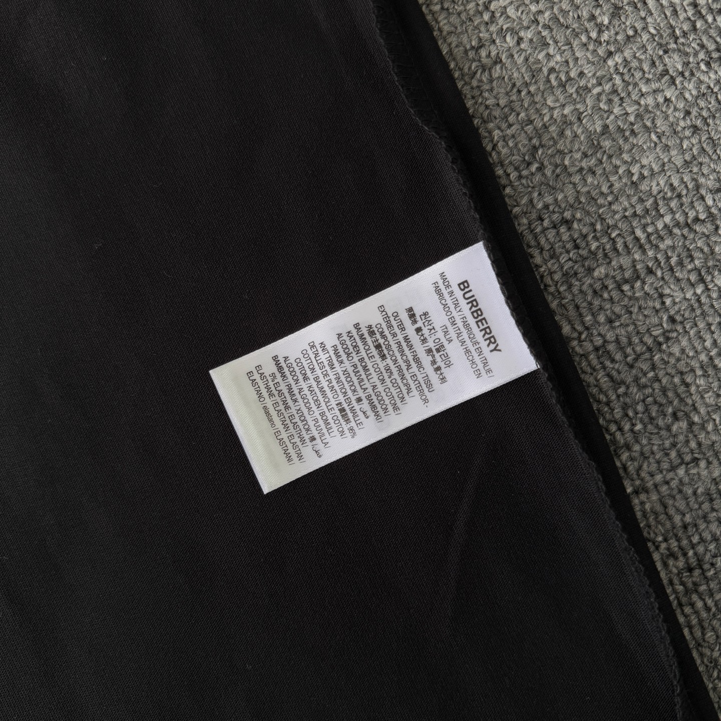Burberry BURBERRY/巴宝莉 高品质320克圆领短袖T恤