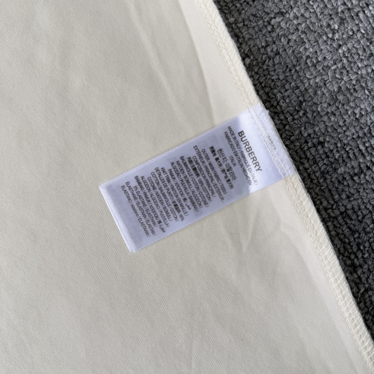 Burberry BURBERRY/巴宝莉 高品质320克圆领短袖T恤