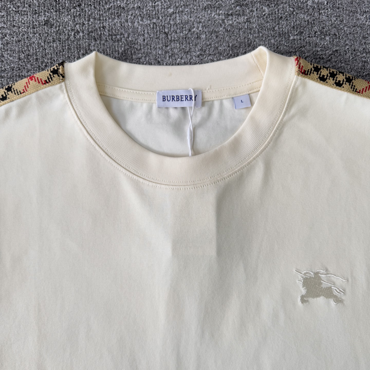 Burberry BURBERRY/巴宝莉 高品质320克圆领短袖T恤