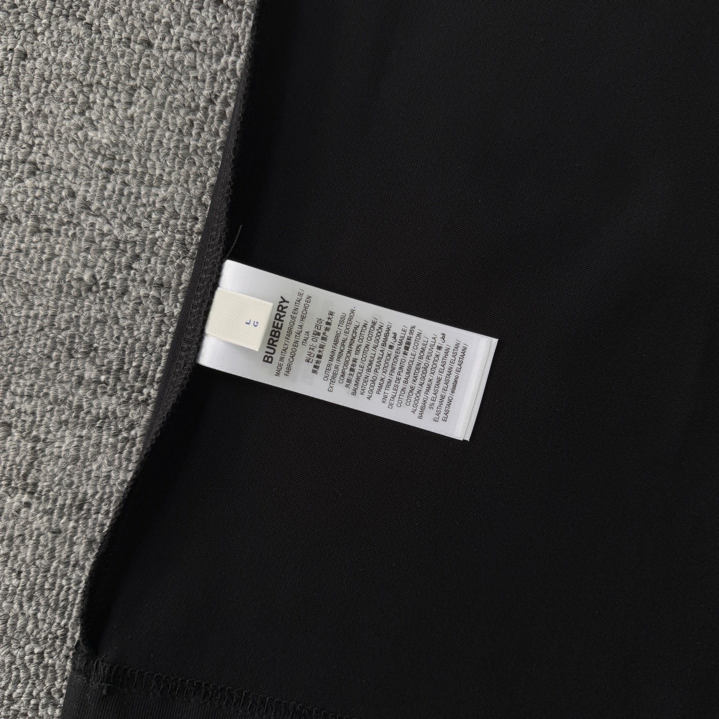 Burberry BURBERRY/巴宝莉 高品质320克圆领短袖T恤
