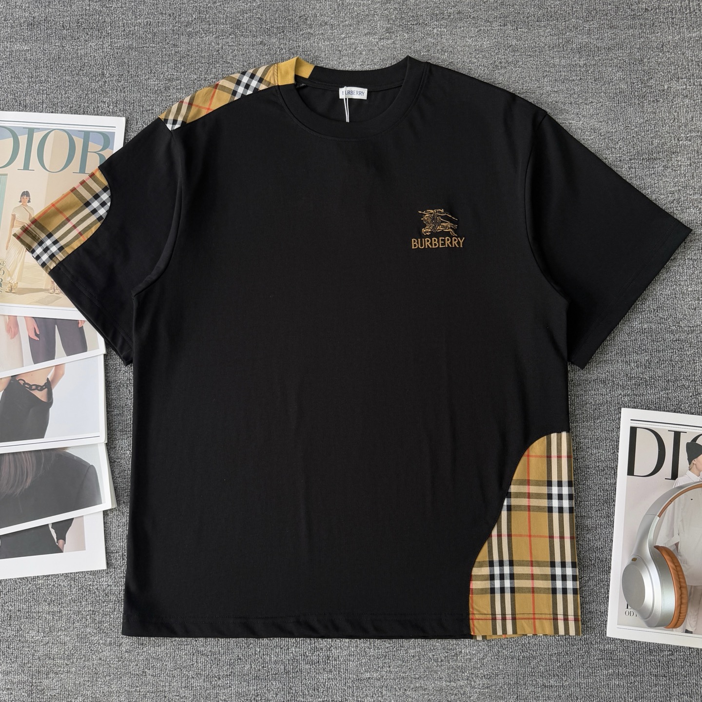 Burberry BURBERRY/巴宝莉 高品质320克圆领短袖T恤