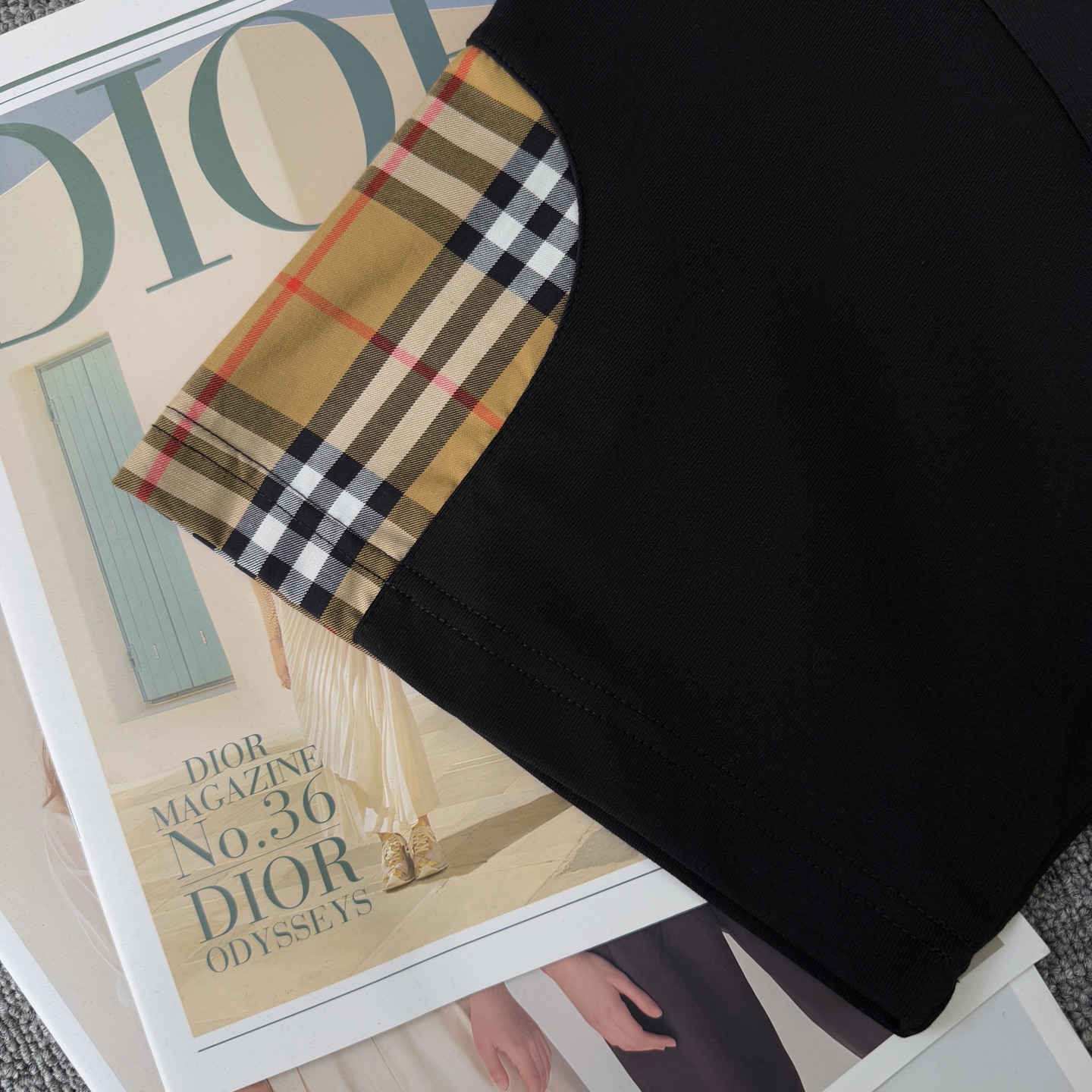 Burberry BURBERRY/巴宝莉 高品质320克圆领短袖T恤