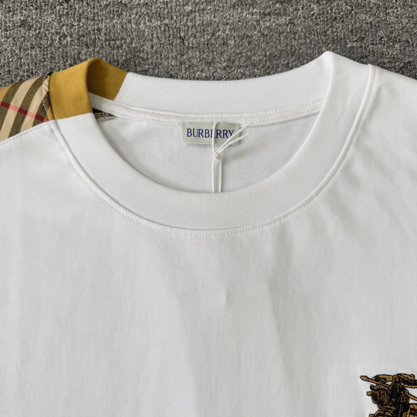 Burberry BURBERRY/巴宝莉 高品质320克圆领短袖T恤