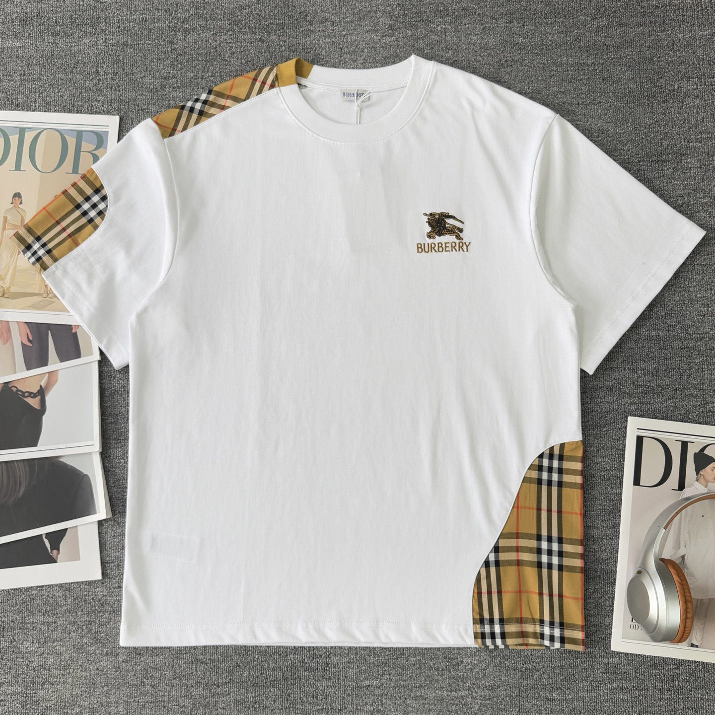 Burberry BURBERRY/巴宝莉 高品质320克圆领短袖T恤