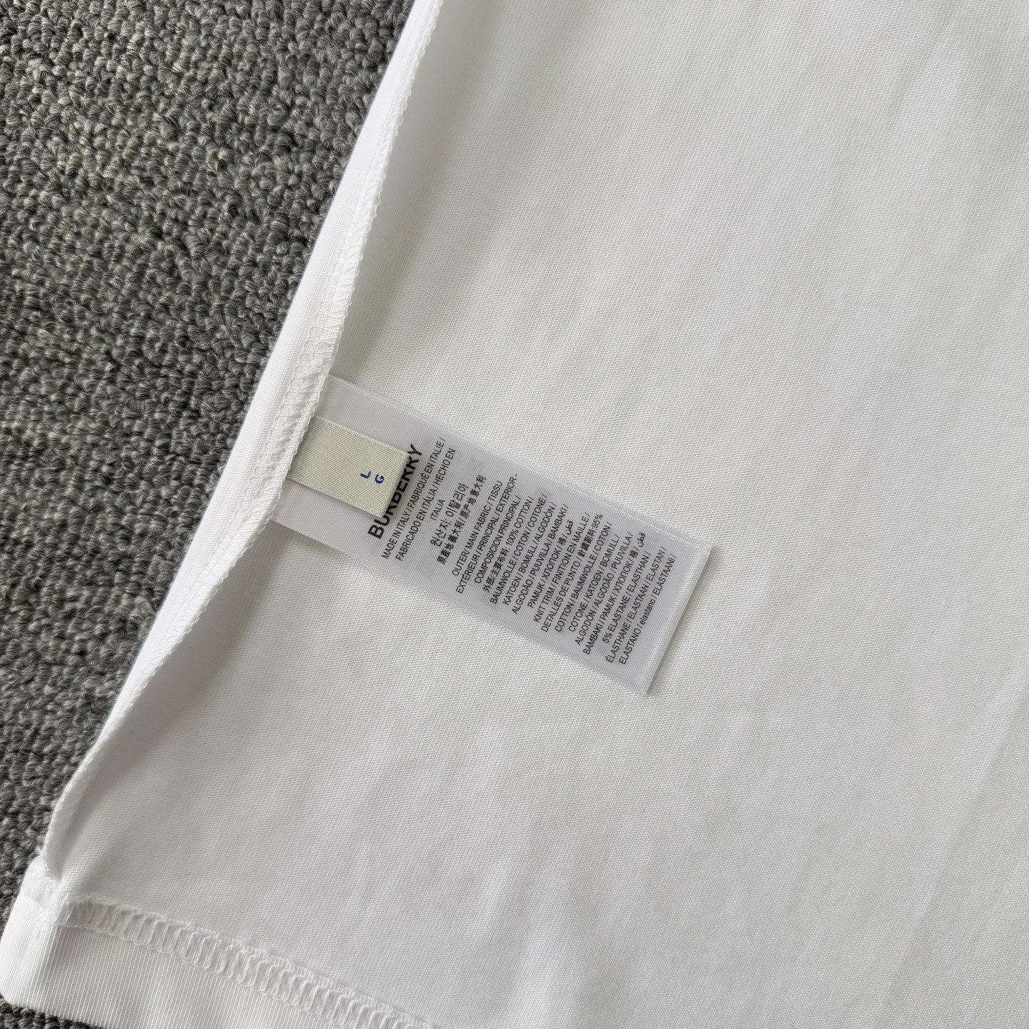 Burberry BURBERRY/巴宝莉 高品质320克圆领短袖T恤
