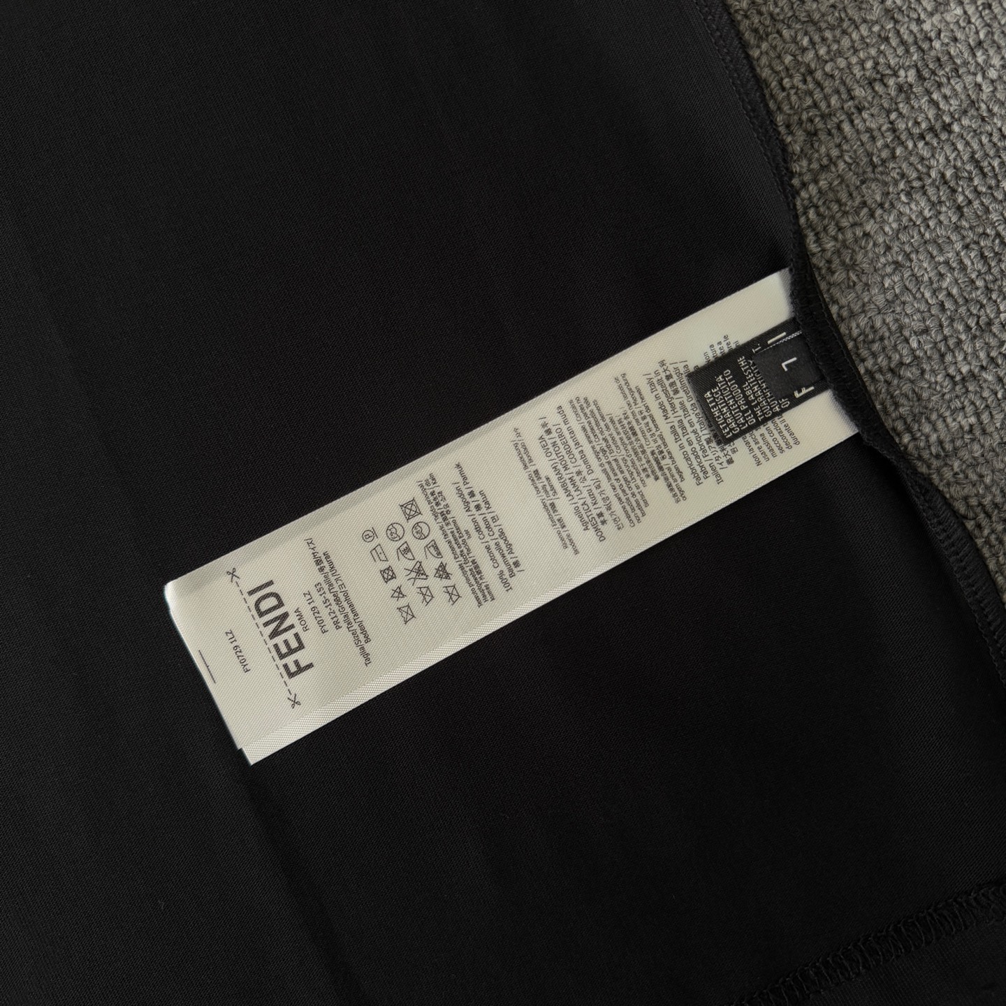 Fendi FENDI/芬迪 高品质320克圆领短袖T恤