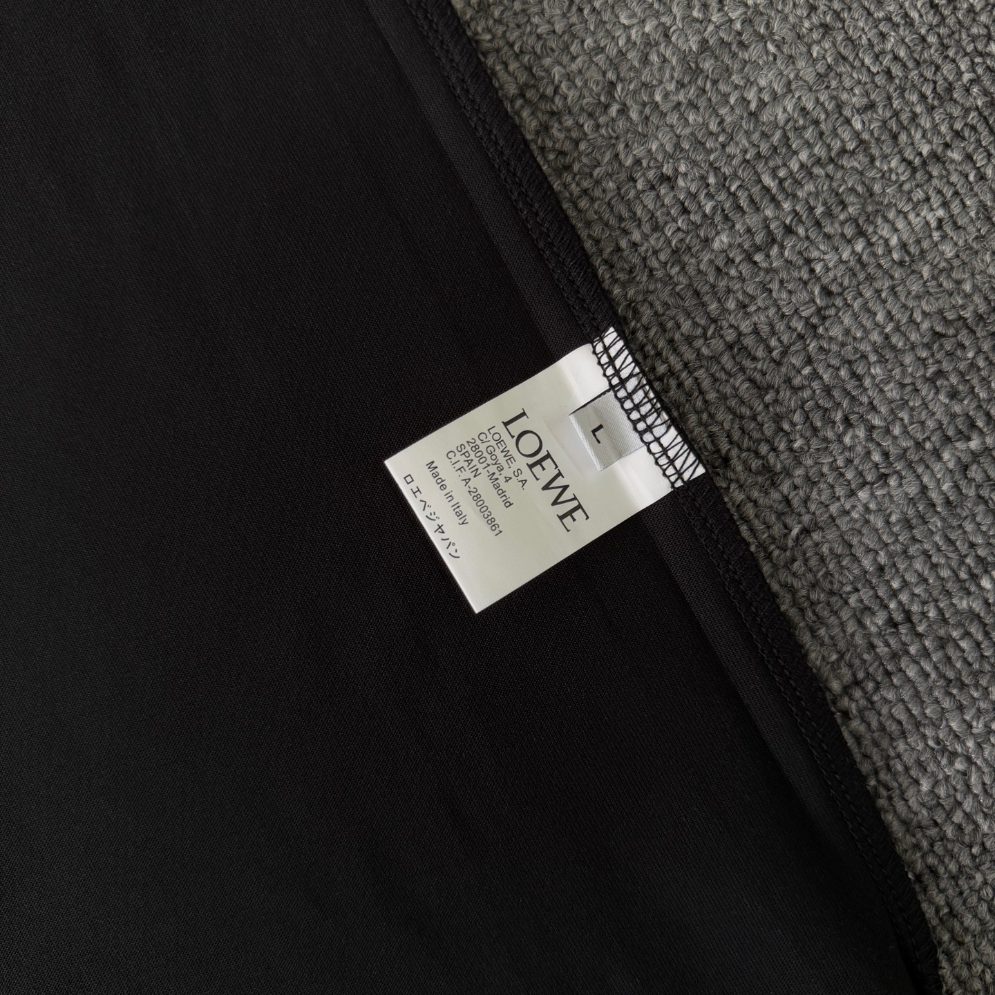 Loewe LOEWE/罗意威 高品质320克圆领短袖T恤