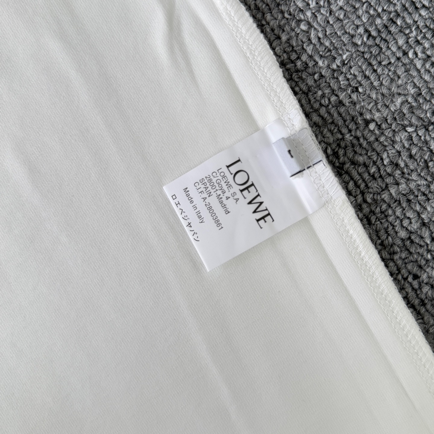 Loewe LOEWE/罗意威 高品质320克圆领短袖T恤