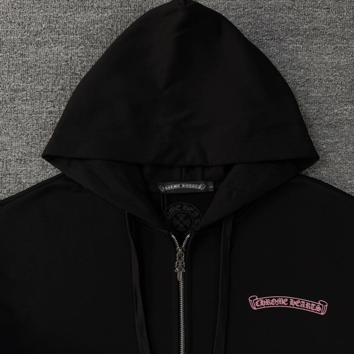 Chrome Hearts 克罗心Chrome hearts 联名Deadly Doll 限定漫画外套拉链连帽卫衣