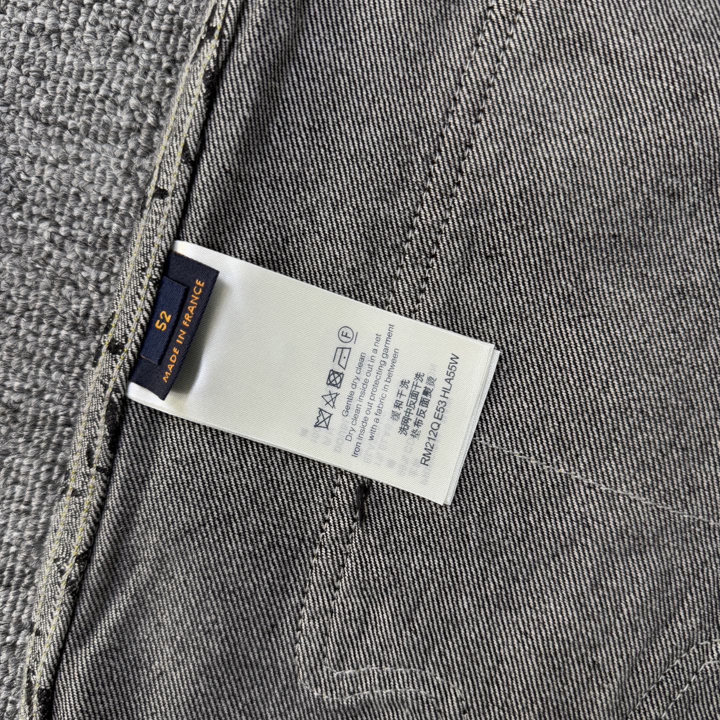 Louis Vuitton Louis vuitton & 路易威登LV NIGO联名款解构拼接老花满印牛仔外套