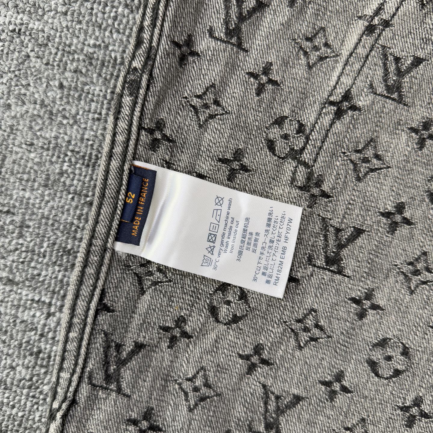 Louis Vuitton Louis vuitton & 路易威登LV×NIGO 老花满印拼接棋盘格牛仔外套