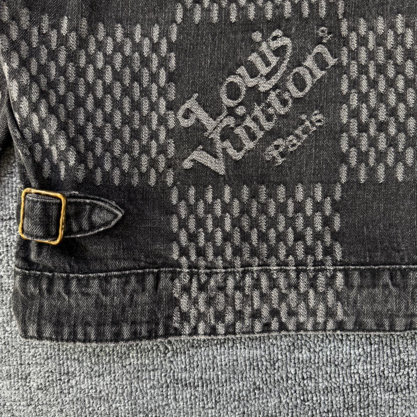 Louis Vuitton Louis vuitton & 路易威登LV×NIGO 老花满印拼接棋盘格牛仔外套
