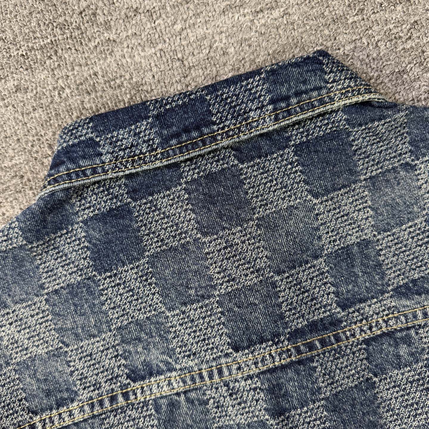 Louis Vuitton Louis Vuitton 路易威登2026新款LV棋盘格水洗牛仔外套
