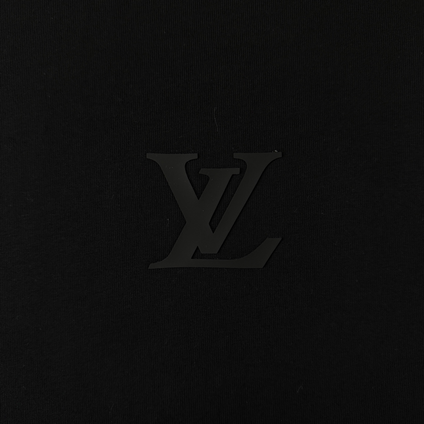 Louis Vuitton LOUIS VUITTON/路易威登LV 25ss新款 logo 字母硅胶压花款短袖圆领T恤