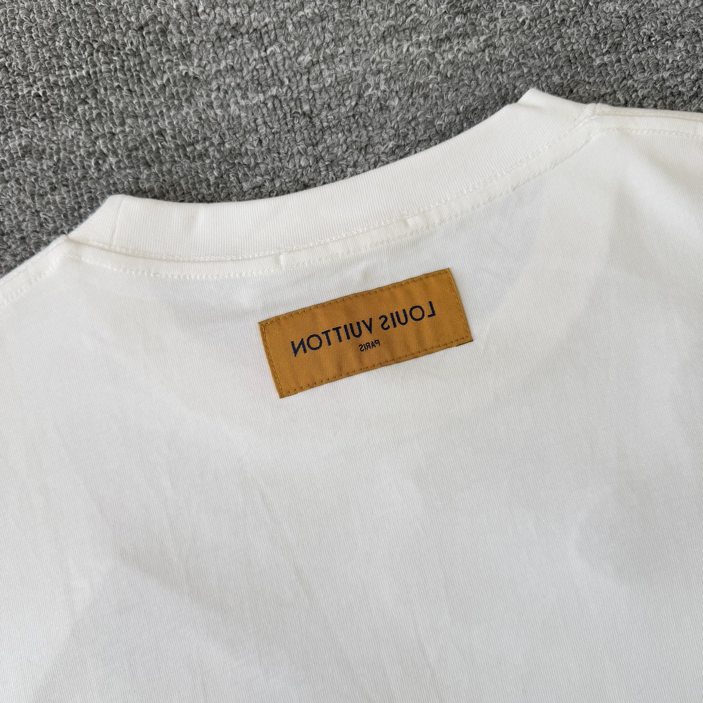 Louis Vuitton Louis Vuitton 路易威登 重工太阳花 元素毛巾绣针织短袖T恤