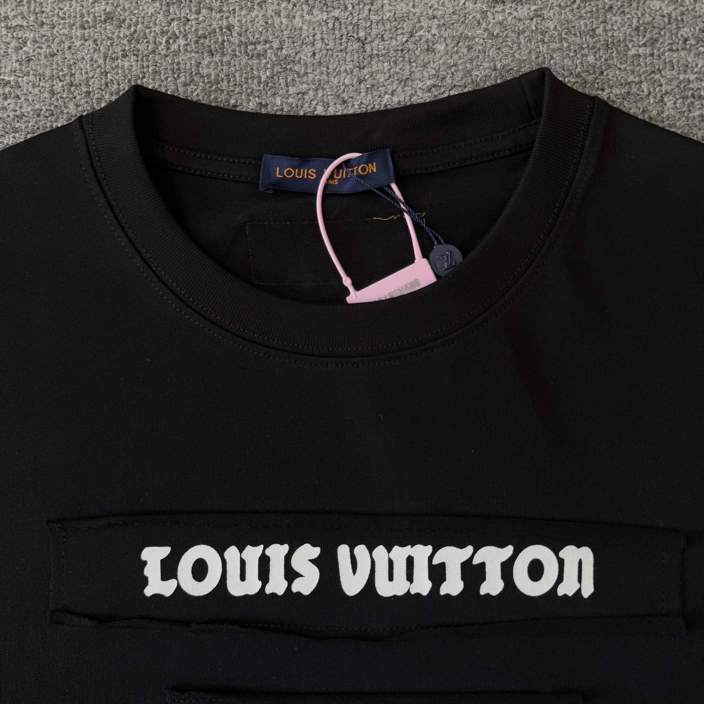 Louis Vuitton LOUIS VUITTON/路易威登SS24贴布印花刺绣多拼款式短袖T恤