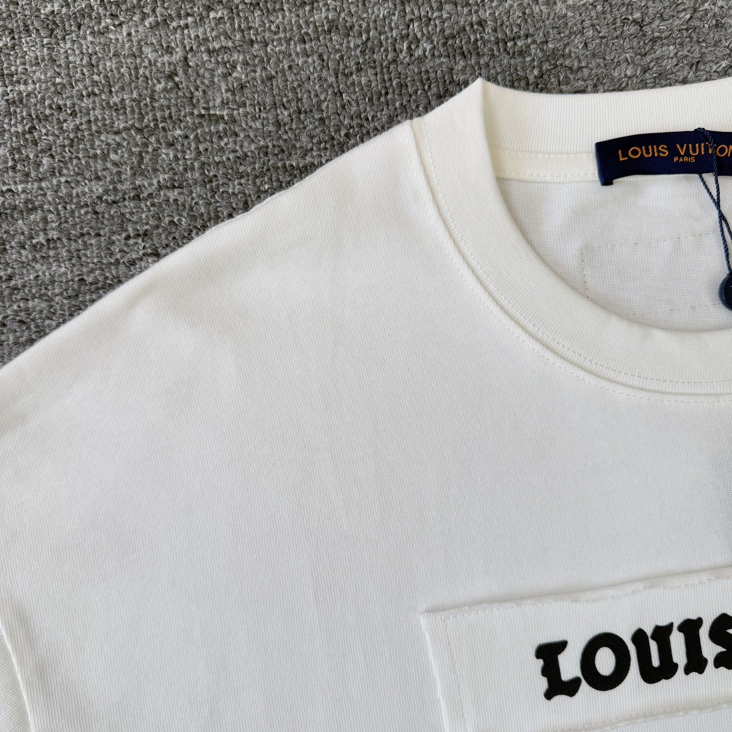 Louis Vuitton LOUIS VUITTON/路易威登SS24贴布印花刺绣多拼款式短袖T恤