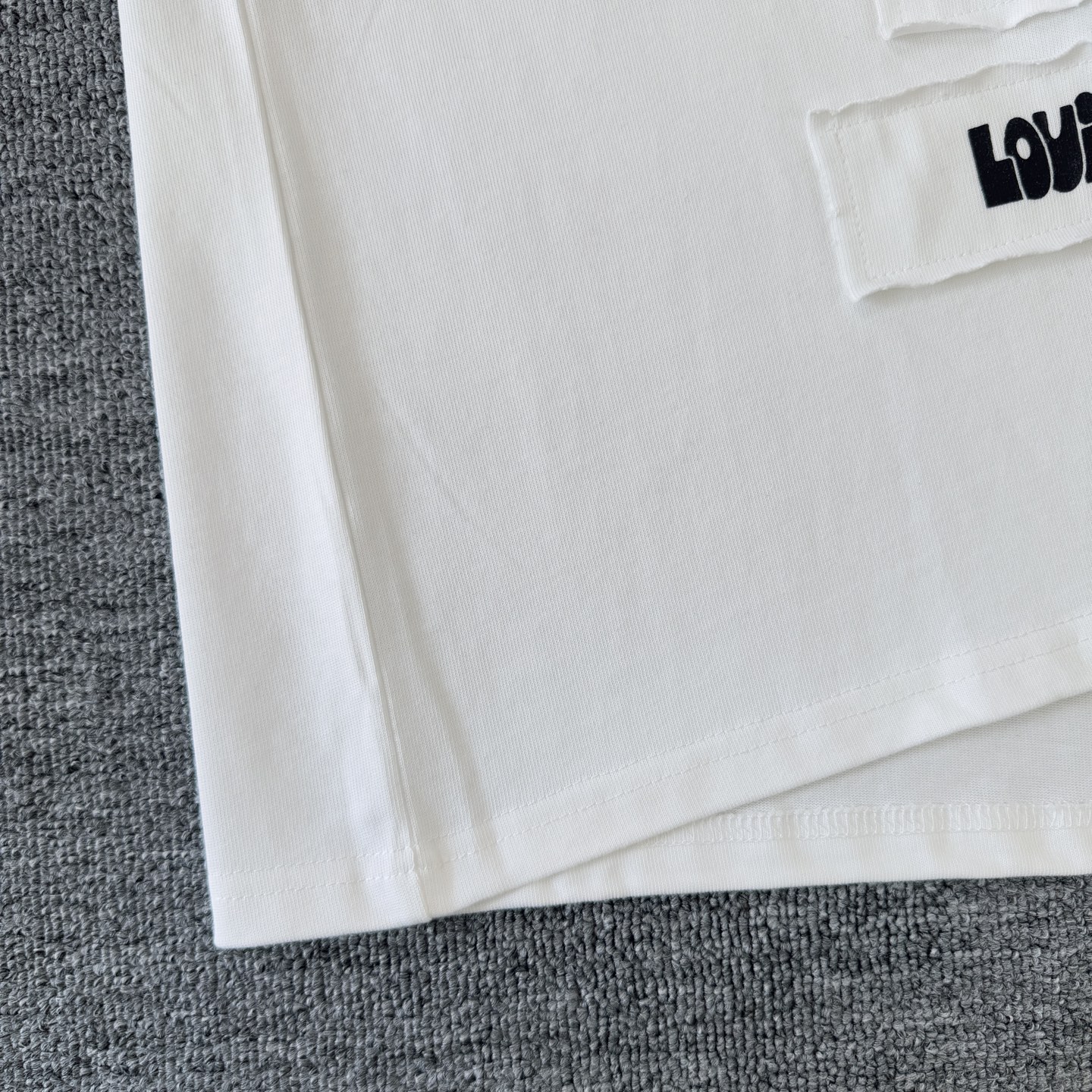 Louis Vuitton LOUIS VUITTON/路易威登SS24贴布印花刺绣多拼款式短袖T恤
