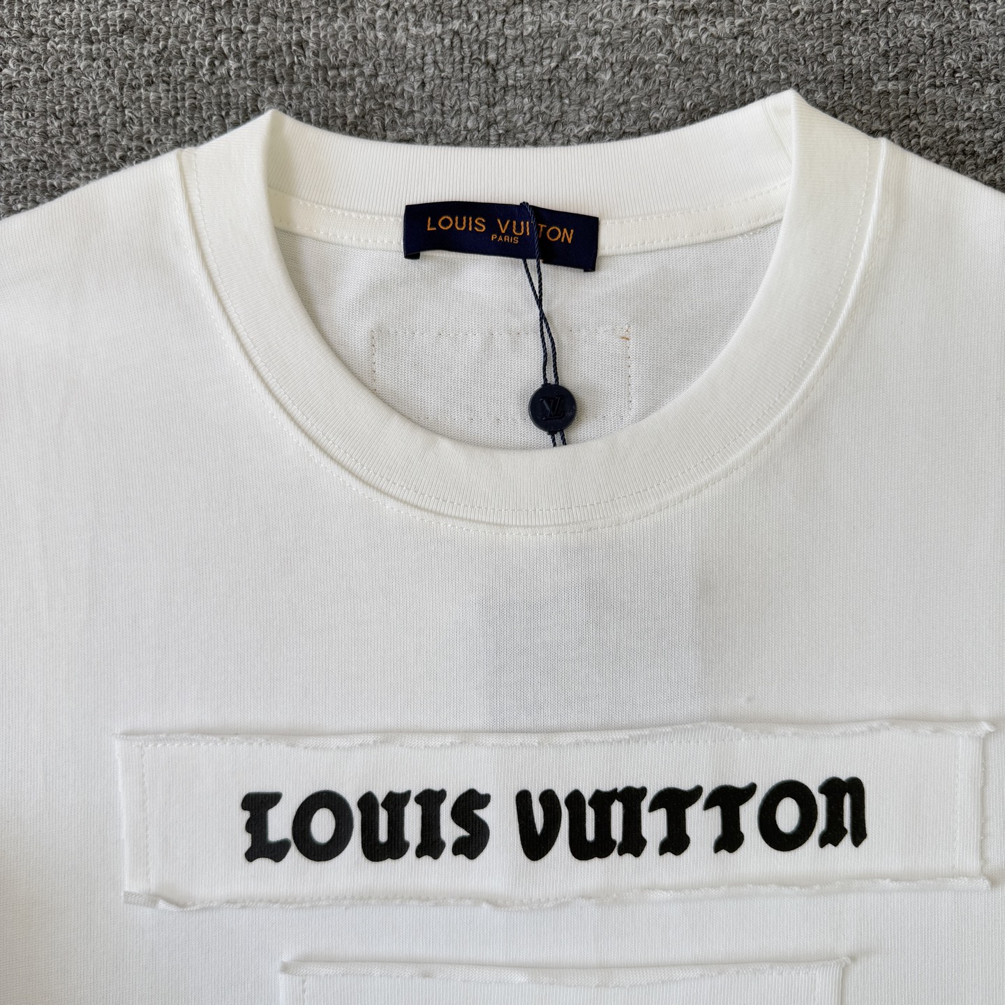 Louis Vuitton LOUIS VUITTON/路易威登SS24贴布印花刺绣多拼款式短袖T恤
