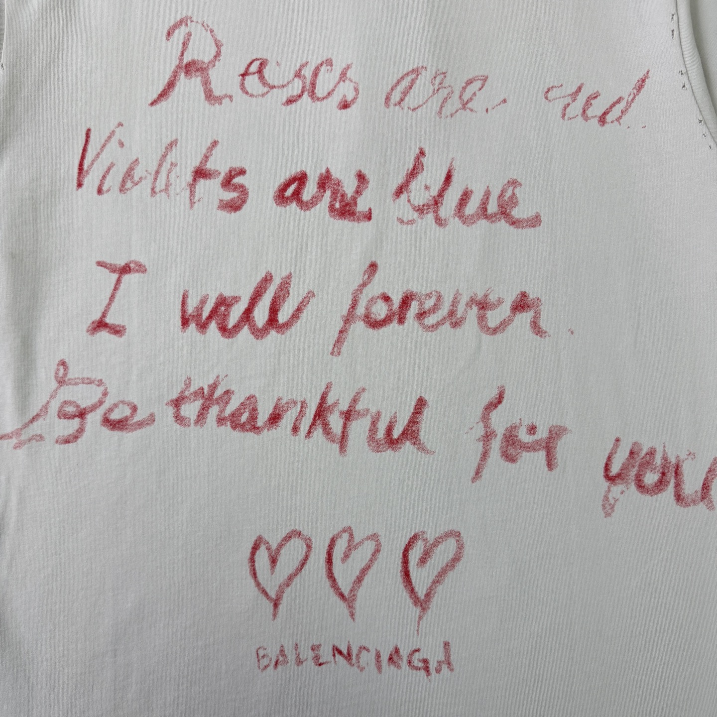 Balenciaga Balenciaga巴黎世家 情人节限定T恤，谁穿谁心动