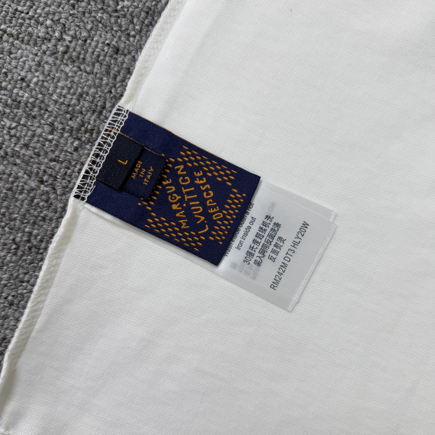 Louis Vuitton LOUIS VUITTON/路易威登LV 2025新款卡通logo项链印花短袖圆领T恤
