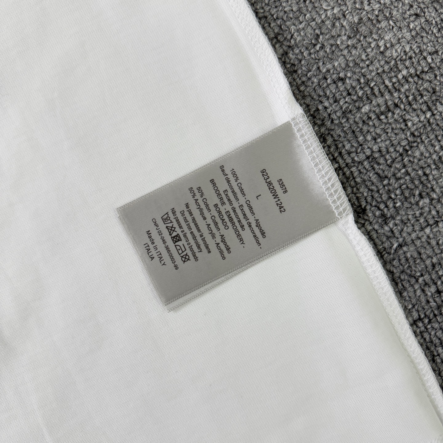 Dior DIOR/迪奥 高品质320克圆领短袖T恤
