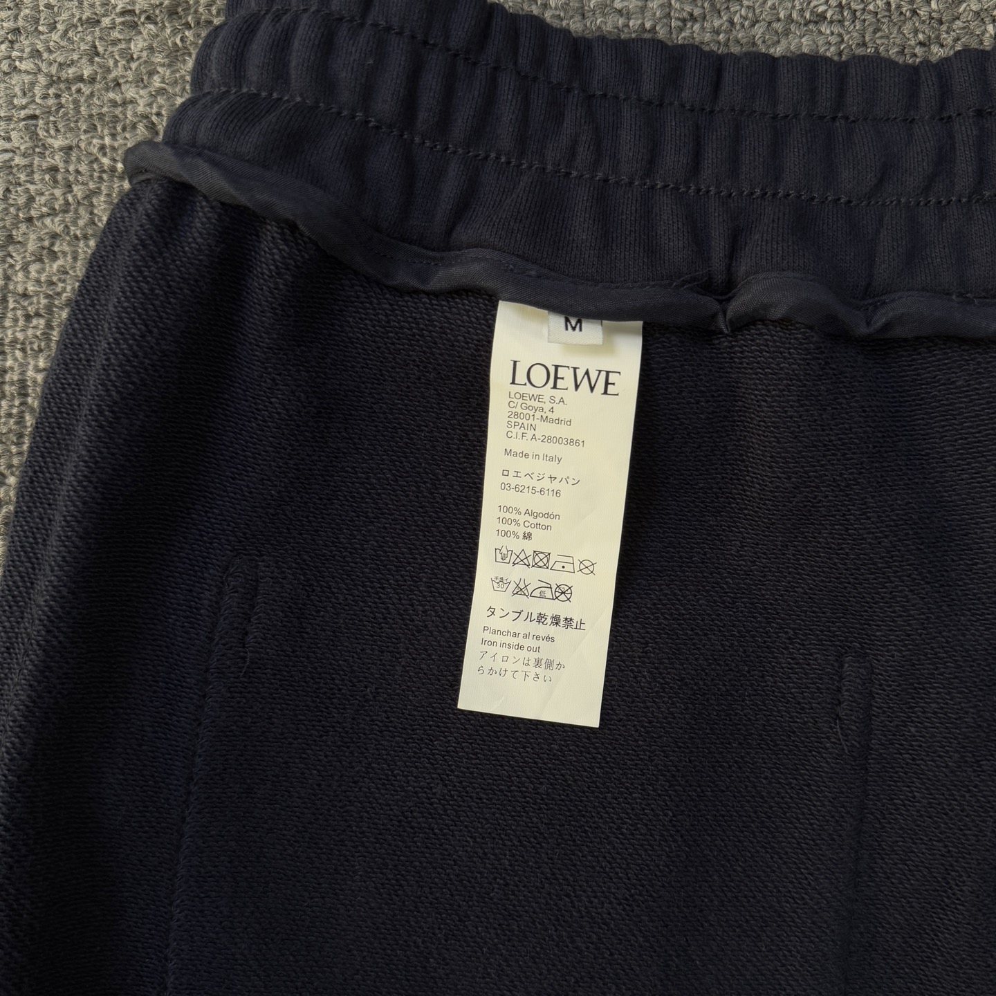 Loewe LOEWE/罗意威 2026cc 轻奢主义 织带拼接 刺绣logo 男女日常通勤穿搭 休闲短裤